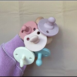Ryan & Rose Cutie PAT Pacifier Teether (Starter Kit, Blossom)